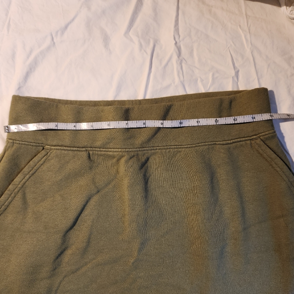 Pact Women's Olive Green Mini Skirt - Picture 2 of 5
